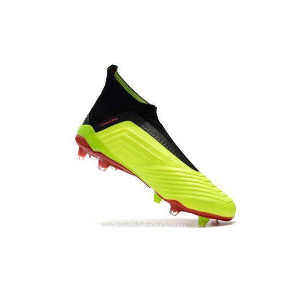 Adidas Predator FG Mujer Amarillo Negro